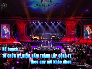 Kế hoạch tổ chức kỷ niệm năm thành lập theo quy mô
