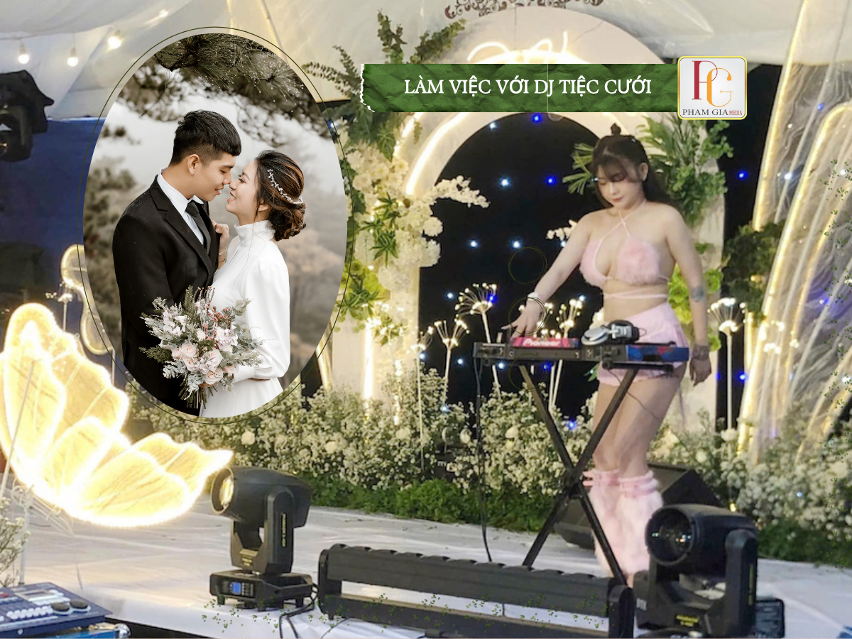 làm việc với dj tiệc cưới