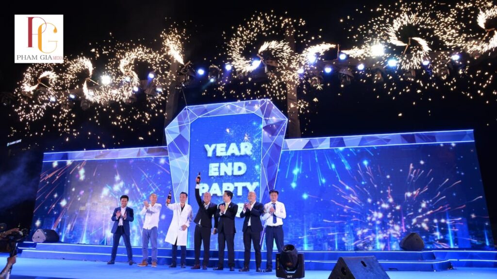 Sân Khấu Year End Party Chuyên Nghiệp, Setup Ấn Tượng