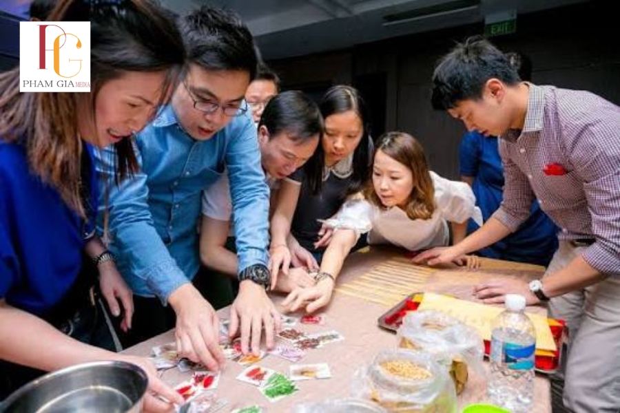 Phạm Gia Media tổ chức trò chơi tập thể YEP chuyên nghiệp